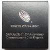 Picture of 2019 Apollo 11 50th Anniversary Silver Proof Commemorative w/ Box & COA