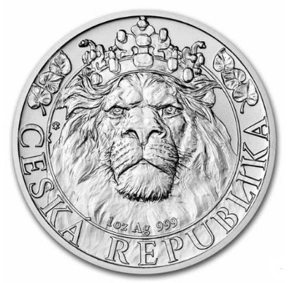 Picture of 2022 Niue 1 oz Silver Czech Lion BU