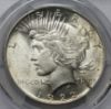 Picture of 1922 Peace Dollar $1 Mint Error Cracked Planchet MS62 PCGS