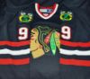 Picture of Bobby Hull Signed Chicago Blackhawks Official CCM Jersey w/ Hull COA Sticker 