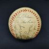 Picture of 1968 Detroit Tigers Team Signed Baseball including Al Kaline HOF