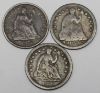 Picture of 7x 1838-1872 Seated Liberty Half Dimes H10c