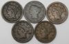 Picture of 13x 1840-1855 Braided Hair Large Cents 1c