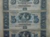 Picture of Citizens' Bank of Louisiana $5-$5-$5-$5 18__ Uncut Sheet Bilingual Unissued Notes 