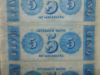 Picture of Citizens' Bank of Louisiana $5-$5-$5-$5 18__ Uncut Sheet Bilingual Unissued Notes 