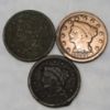 Picture of 9x 1846-1856 Braided Hair Large Cents L1c 