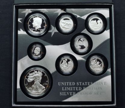 Picture of 2017 American Silver Eagle Silver Proof Set in OGP 