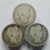 Picture of 13x 1893-1915 Better Date Barber Quarters 25c 