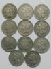 Picture of 11x 1865-1874 3 Cent Nickels 3CN 