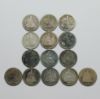 Picture of 14x 1849-1876  Seated Liberty Quarters 25c 