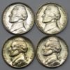 Picture of 11-Coin 1942-1945 BU Jefferson War Nickel Set 