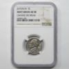 Picture of Jefferson Nickel 5c Obverse Die Break AU58 NGC US Mint Error  