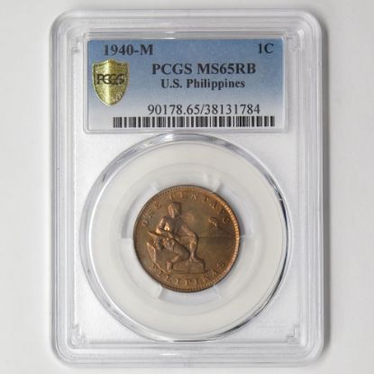 Picture of 1940-M Philippines 1c MS65RB PCGS  