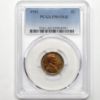 Picture of 1944 MS66+RD, 1951 PR65RB PCGS Lincoln Wheat Cents  