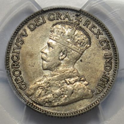 Picture of 1921 Canada Quarter 25c AU53 PCGS