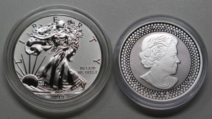 Picture of 2019 US Mint Pride of Two Nations 2-Coin Silver Set Box/COA 