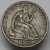 Picture of 1847-O, 1965-S, 1877-S Seated Liberty Half Dollars 50c 