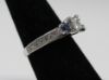 Picture of .40ct I2, I Diamond Engagement with .10cttw Sapphire Accents Ring 14k Gold Sz 7 4.19g 