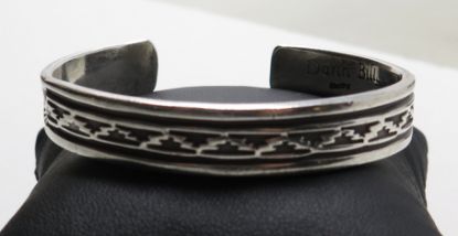 Picture of Darin Bill Vintage Navajo Sterling Silver Cuff 7.5" 37.3g .925 