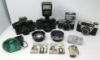 Picture of Vintage 35mm Camera Collection w/ 4 Cameras, Telephoto & Wide Lenses + Accessories  