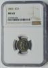 Picture of 1865 3 Cent Nickel 3CN MS62 NGC 