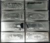 Picture of Set of 8 4oz .999 Fine Silver Note Bars (32oz Total) $1, 2, 5, 10, 20, 50, 100, 100,000