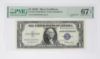 Picture of RARE $1 1935E SOLID 2's Serial Silver Certificate Fr#1614 Superb Gem Unc 67 EPQ 