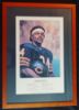 Picture of Vintage Walter Payton 16"x24" Framed Lithograph Michael Edsey 1985  