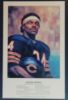 Picture of Vintage Walter Payton 16"x24" Framed Lithograph Michael Edsey 1985  