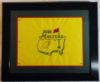 Picture of 2016 Danny Willett Signed Masters Pin Flag Holo COA 