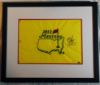 Picture of 2012 Bubba Watson Signed Masters Pin Flag Holo COA 