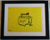 Picture of 2010 Phil Mickelson Signed Masters Pin Flag Holo COA  