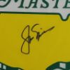 Picture of Jack Nicklaus Signed White/Green Masters Pin Flag w/ Holo COA  