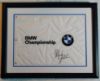 Picture of Phil Mickelson Signed BMW Championship Pin Flag Witness COA 