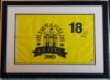 Picture of 2003 Ernie Els Signed US Open Olympia Fields Pin Flag JSA COA  