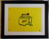 Picture of 2011 Ben Crenshaw Signed & Inscribed Masters Flag Holo COA 