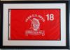 Picture of 2004 Ratif Goosen Signed US Open Shinnecock Hills Pin Flag Holo COA 