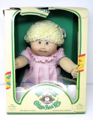 Picture of 1983 Cabbage Patch Kuscel Kinder Doll w/ Papers 