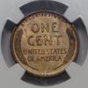 Picture of 1909 VDB MS64 RD NGC Lincoln Wheat Cent 1c  