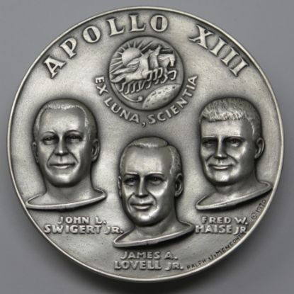 Picture of Apollo XIII .999 Silver Medal 4.88oz Medallic Art Co. NY 