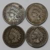 Picture of 7x 1885, 3x 1886 T1, 4x 1886 T2 Indian Head Cents IHC 1c 