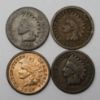 Picture of 7x 1885, 3x 1886 T1, 4x 1886 T2 Indian Head Cents IHC 1c 