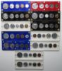 Picture of 12x 1951-1962 United States Proof Sets in Capitol Plastics Holders 