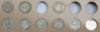 Picture of Near Complete 1892-1916 Barber Dime 10c Set w/ 74 Coins  