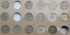 Picture of Near Complete 1892-1916 Barber Dime 10c Set w/ 74 Coins  