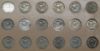 Picture of Near Complete 1892-1916 Barber Dime 10c Set w/ 74 Coins  