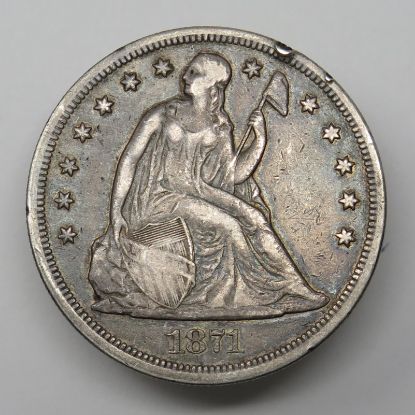 Picture of 1871 Seated Liberty Dollar $1 