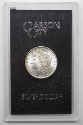 Picture of 1882-CC GSA Morgan Dollar $1 Carson City Box & COA