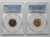 Picture of 1928-S/S XF40, 1947-S RPM MS65RD PCGS Lincoln Wheat Cents  