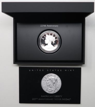 Picture of 2017-P American Liberty High Relief Silver Proof Medal w/ OGP  